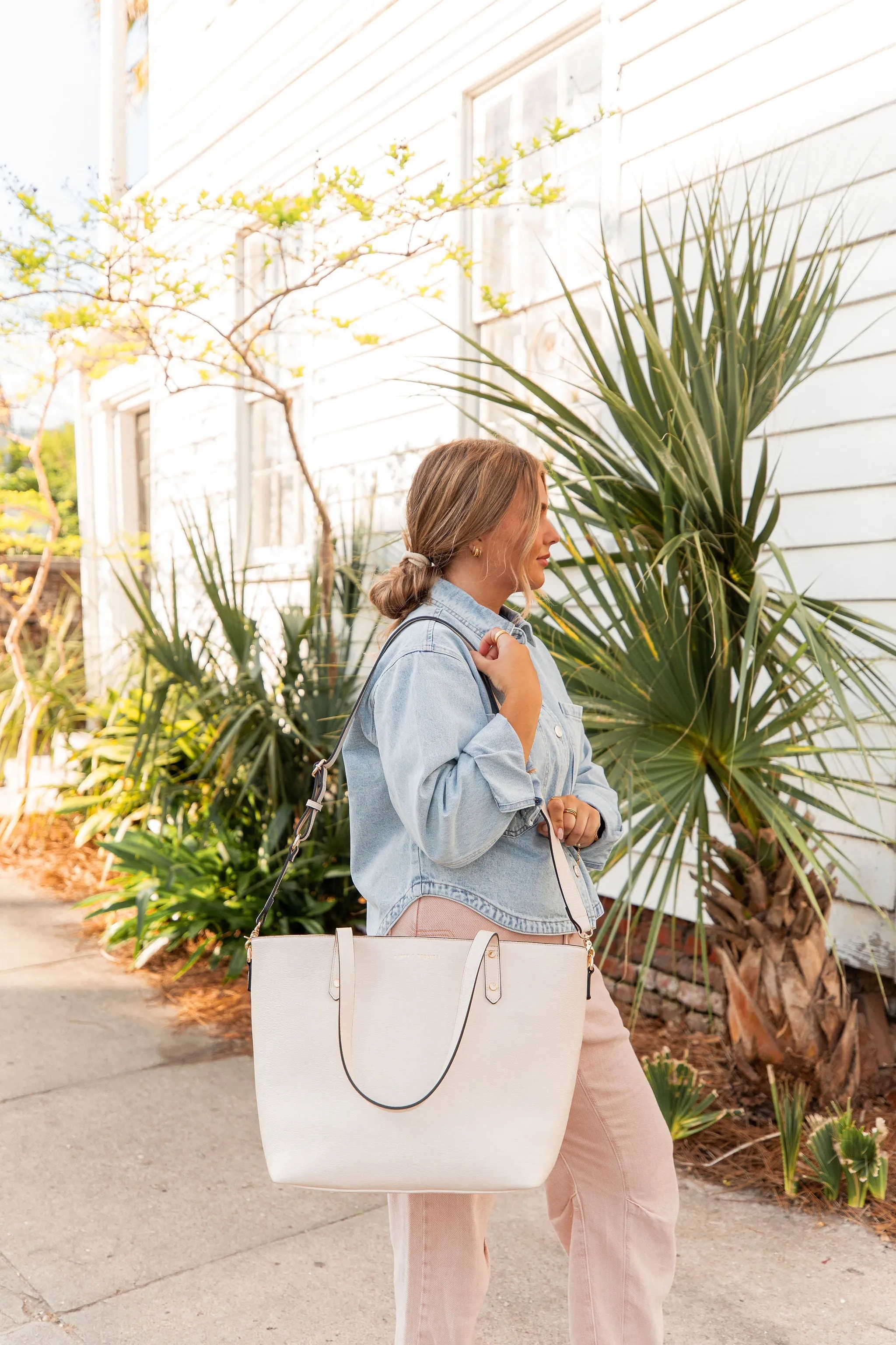 GO-GETTER TOTE cream