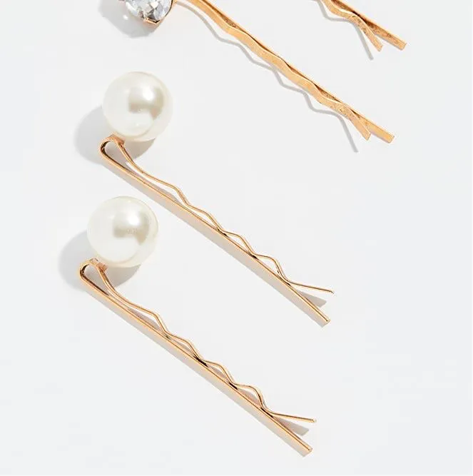 Goldy Pearl Bobby Pins (set of 2)