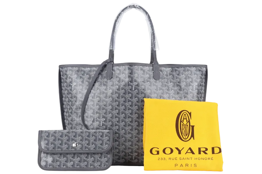 GOYARD ANJOU PM BAG GREY COLOR WITH DUST COVER