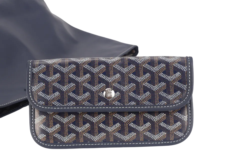 GOYARD ANJOU PM BAG NAVY BLUE COLOR WITH DUST COVER