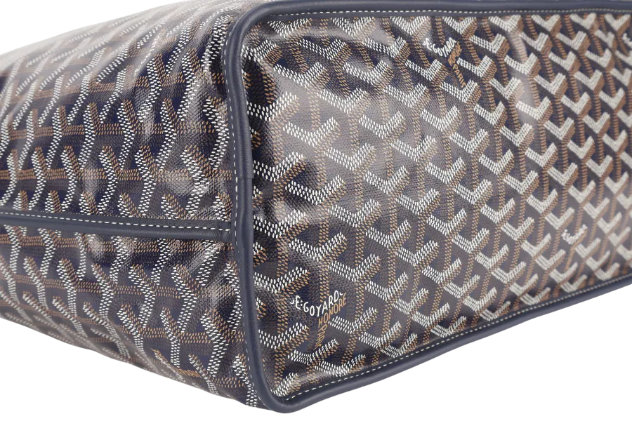 GOYARD ANJOU PM BAG NAVY BLUE COLOR WITH DUST COVER