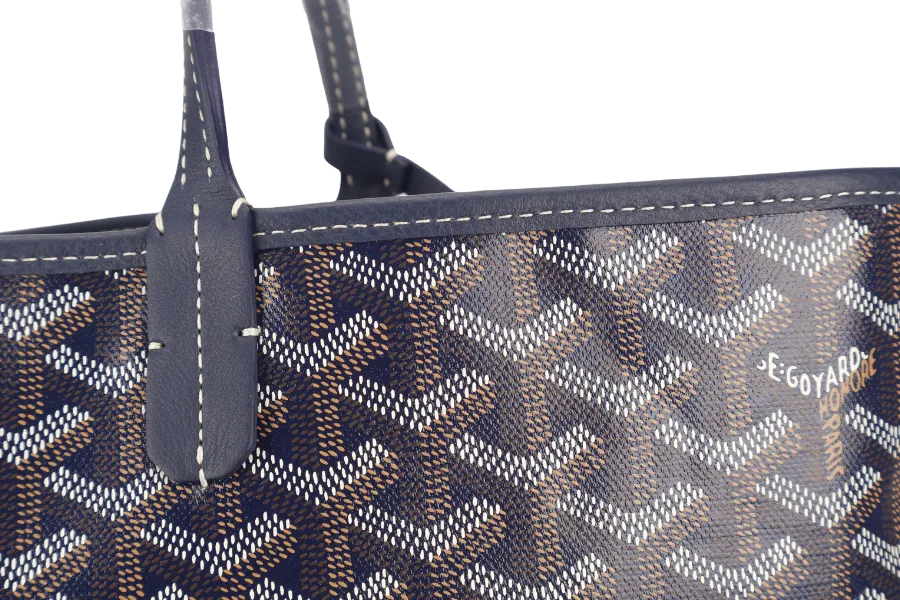 GOYARD ANJOU PM BAG NAVY BLUE COLOR WITH DUST COVER