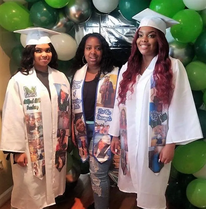 Graduation Stole/ High School Graduation Stole/ Personalized Stole/ Memory Stole