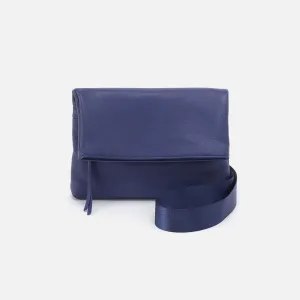 Grant Crossbody In Pebbled Leather - Dark Iris