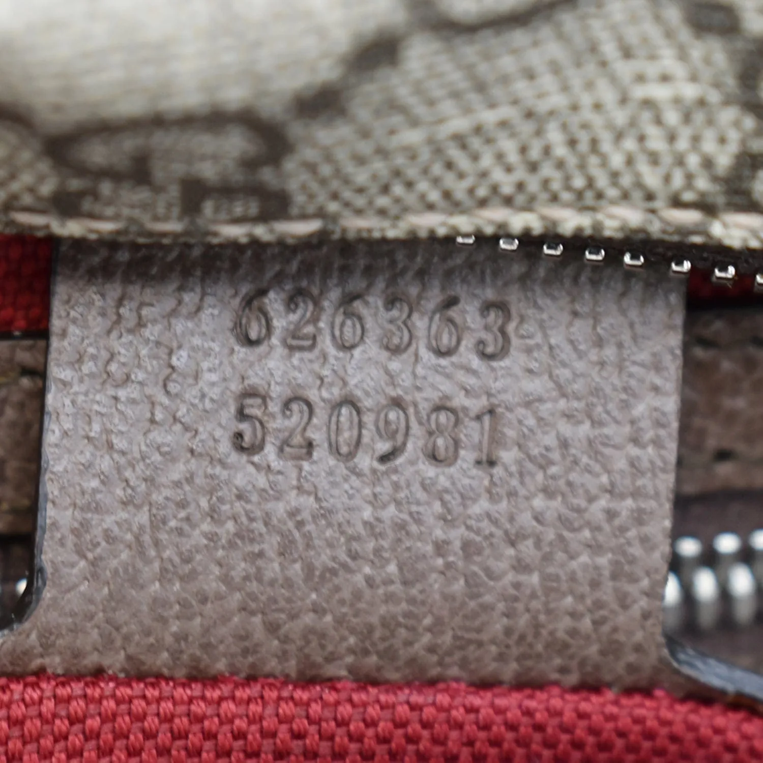 GUCCI GG Supreme Monogram Canvas Shoulder Bag Beige 626363