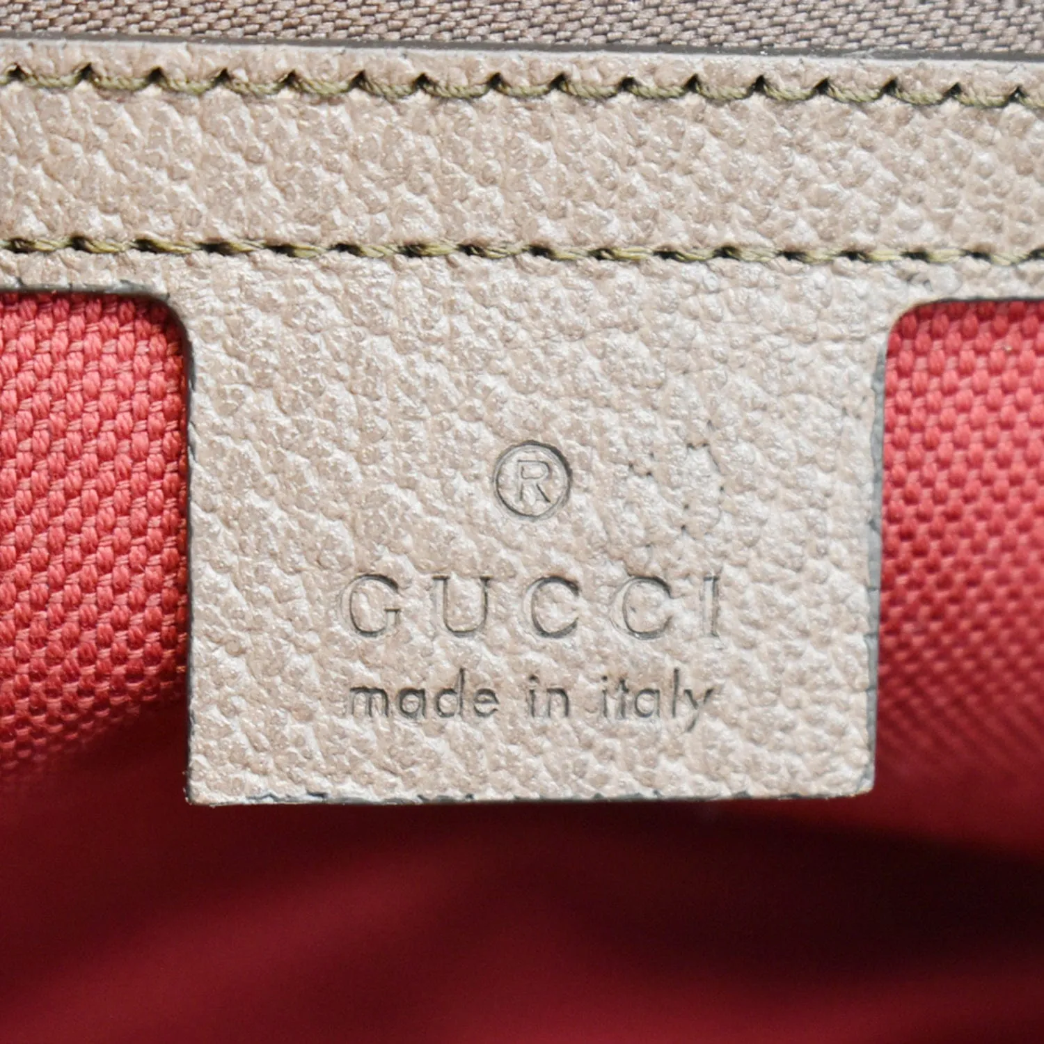 GUCCI GG Supreme Monogram Canvas Shoulder Bag Beige 626363