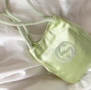 Gucci Pastel Green Beaded Mini Bag
