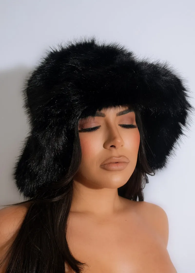H3456- FUR FUZZY BUCKET HAT