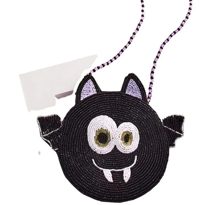 Handbags | Halloween Beaded Bag- Bat | Fashion City