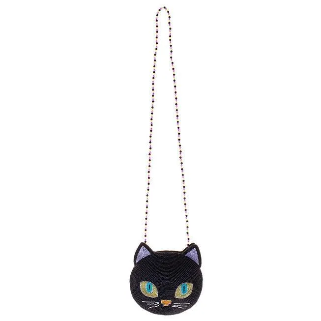 Handbags | Halloween Beaded Bag - Black Cat | Fashion City
