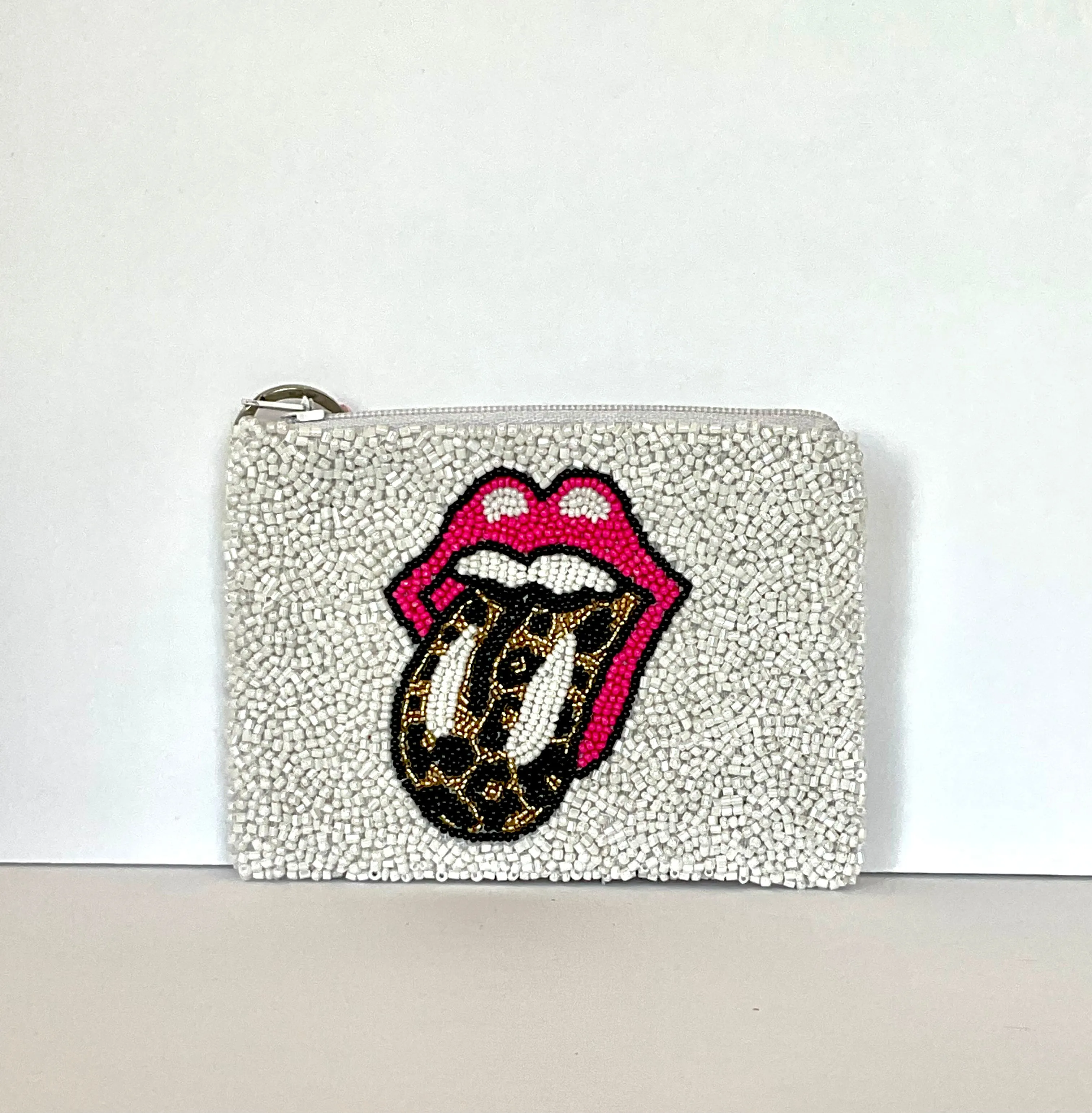 Handmade Beaded Coin Purse ROLLING STONES