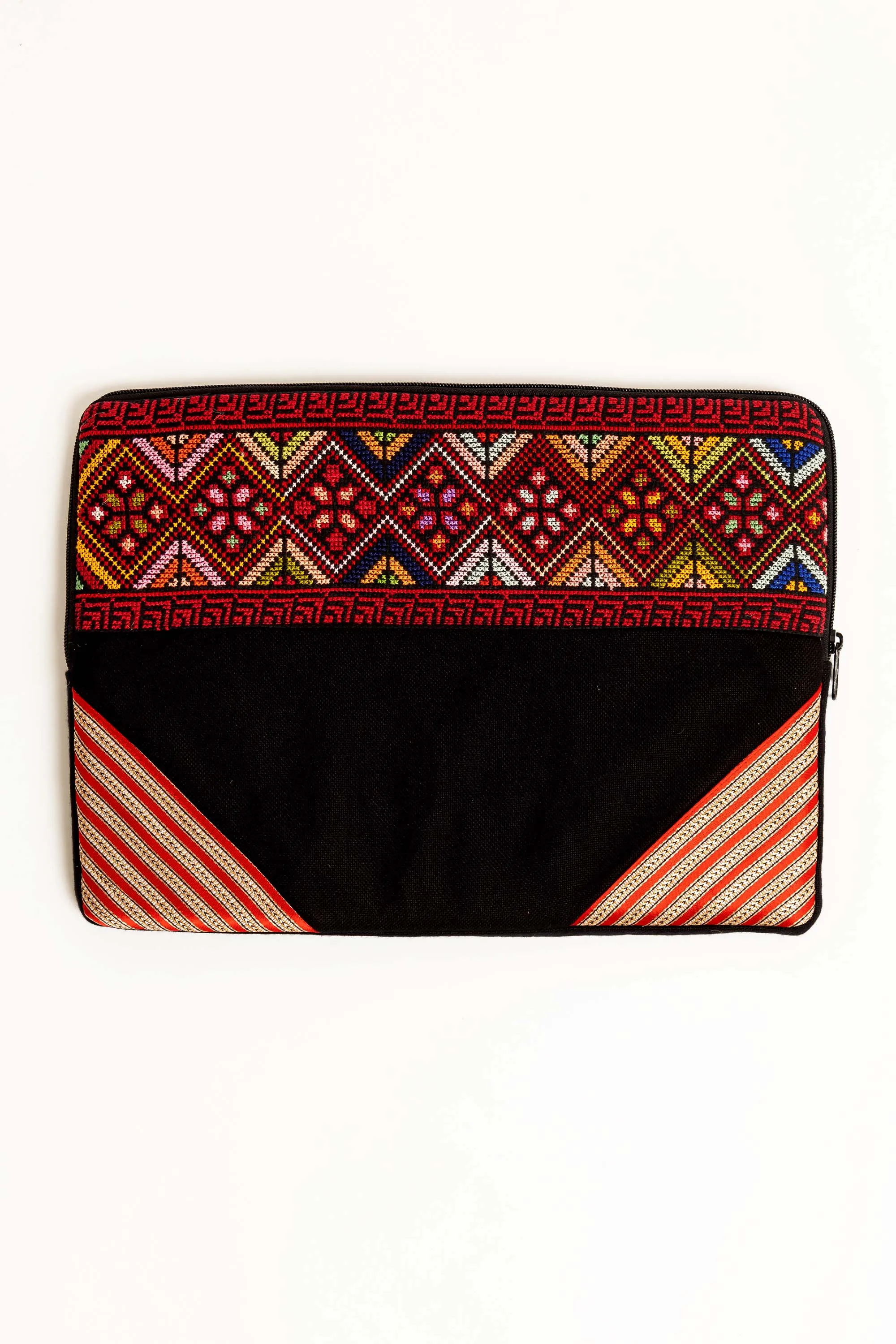 Hania Embroidered And Padded Laptop Bag