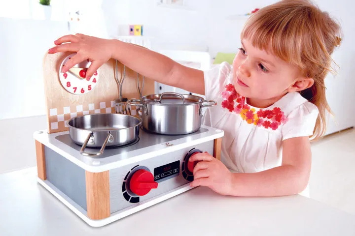 Hape 2-in-1 Kitchen & Grill Set