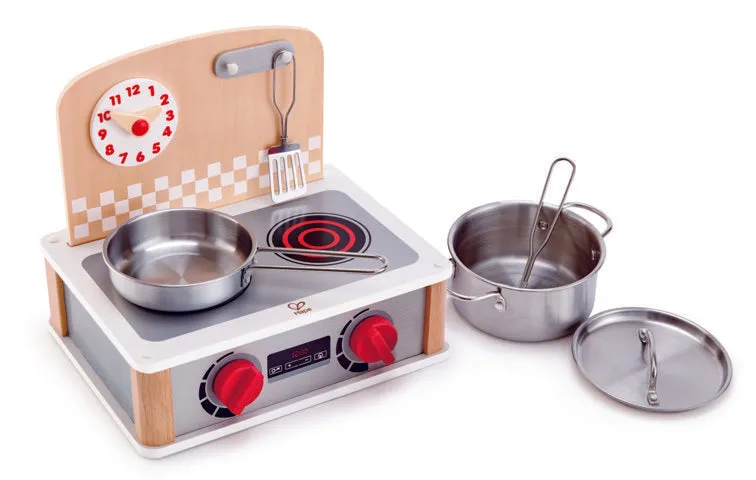 Hape 2-in-1 Kitchen & Grill Set