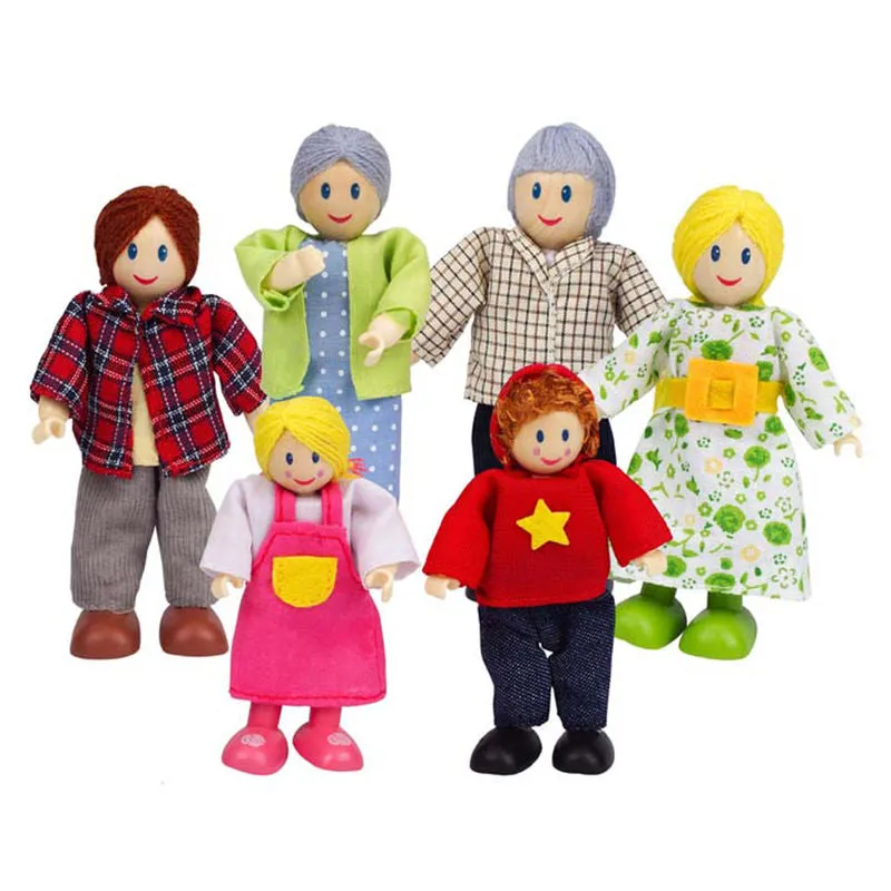Hape Happy Family of 6 - Caucasian