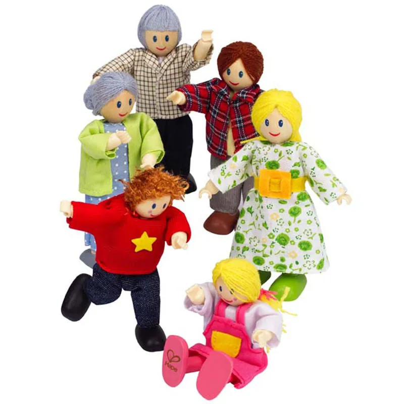 Hape Happy Family of 6 - Caucasian