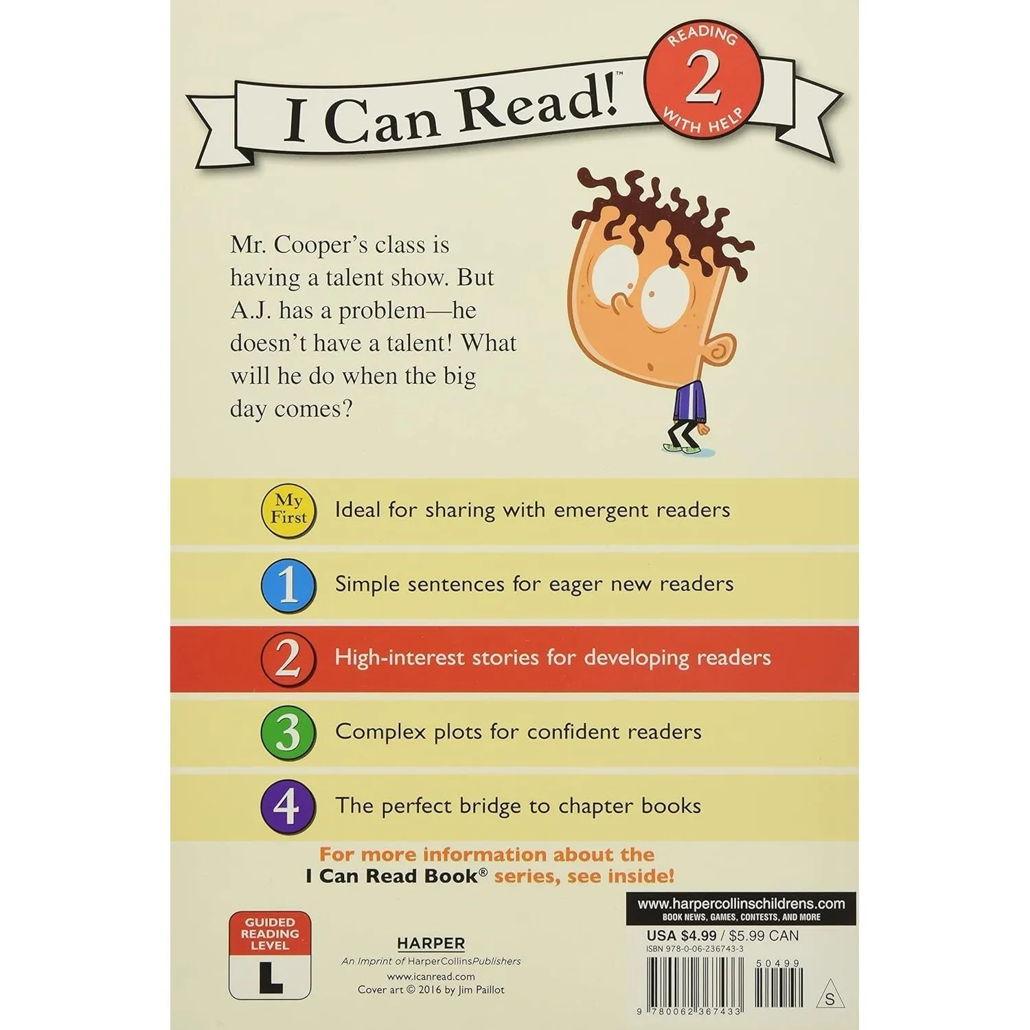 Harper Collins: I Can Read Level 2: My Weird School: Talent Show Mix-Up