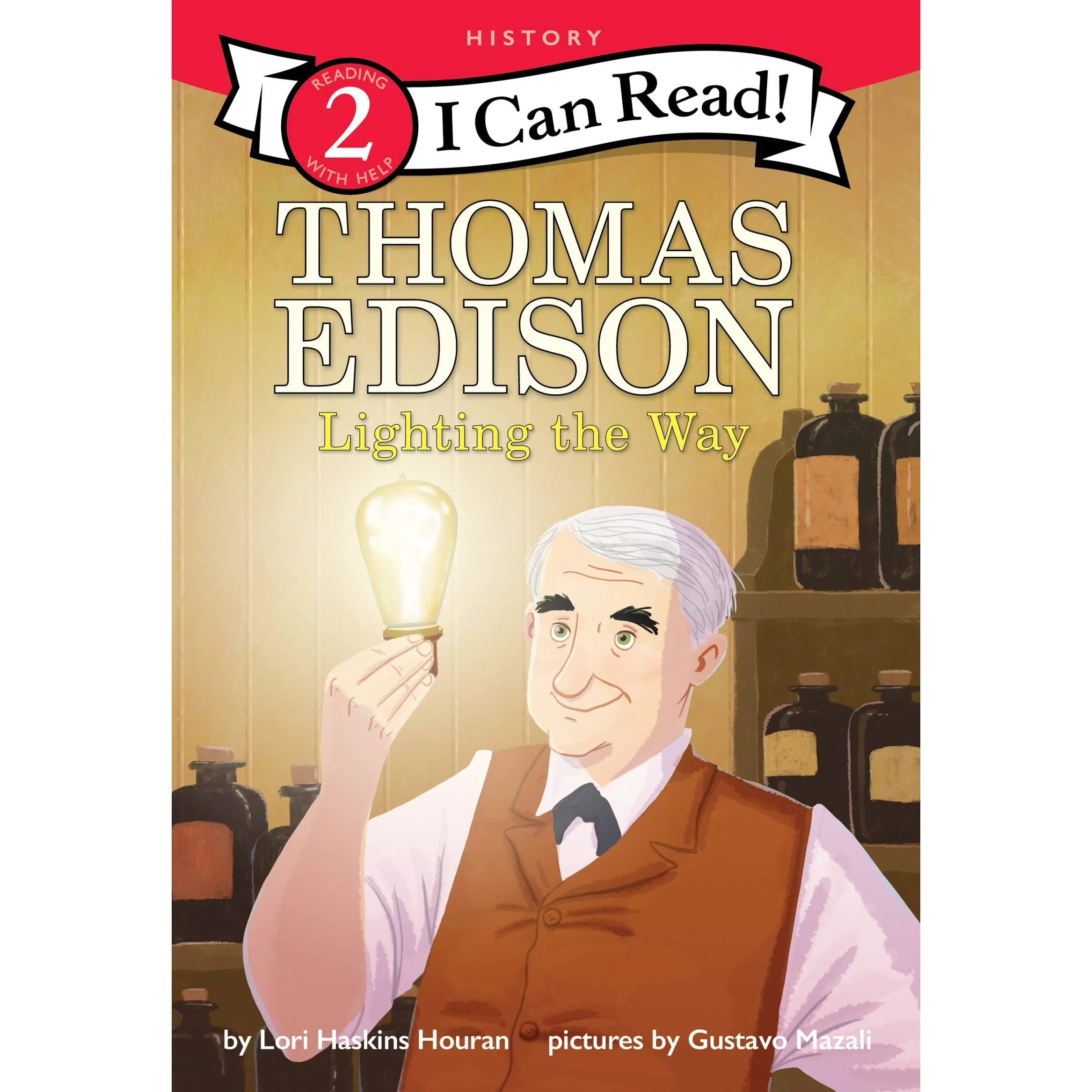 Harper Collins: I Can Read Level 2: Thomas Edison: Lighting the Way