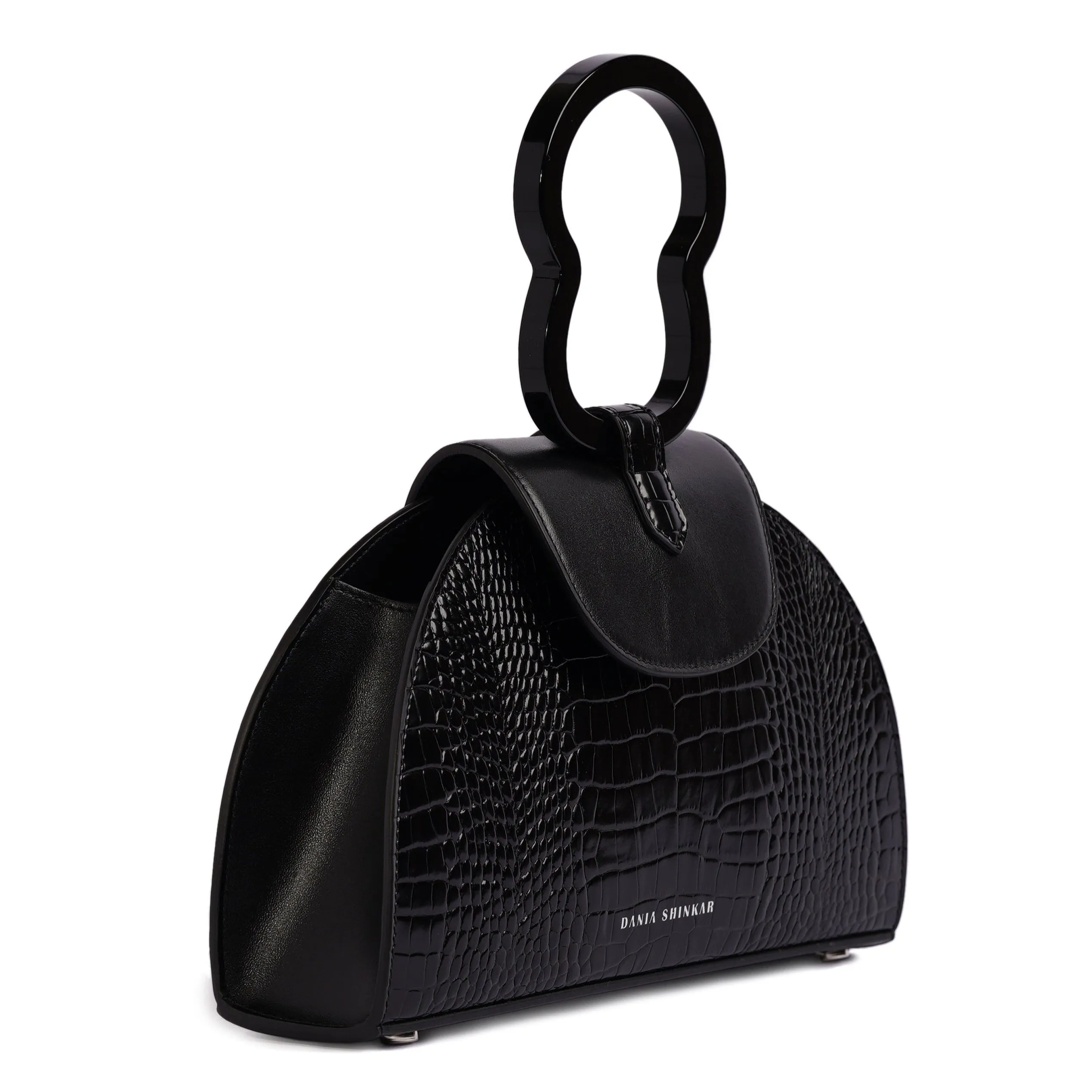 HAWAZEN BLACK CROC EMBOSSED