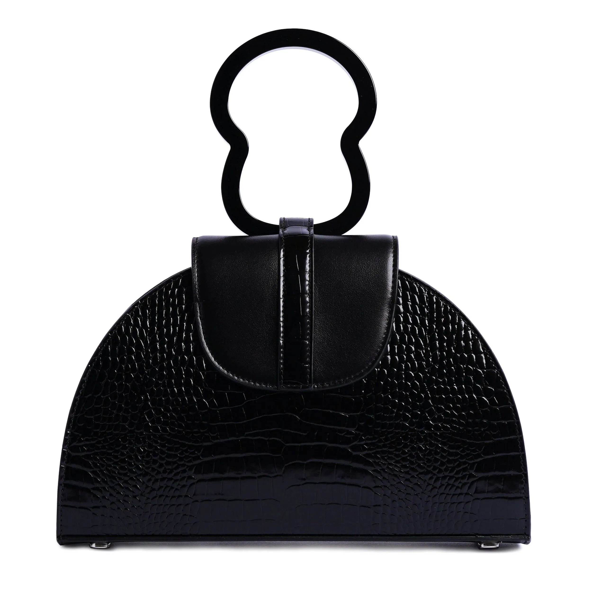 HAWAZEN BLACK CROC EMBOSSED