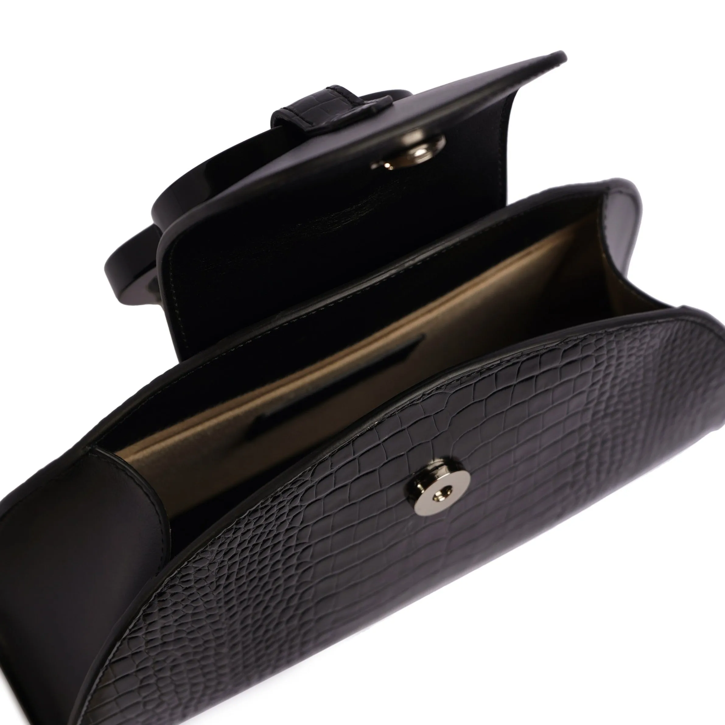HAWAZEN BLACK CROC EMBOSSED