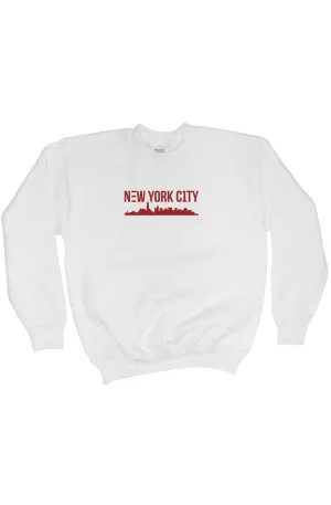 Heavy Blend Youth Crewneck Sweatshirt-White