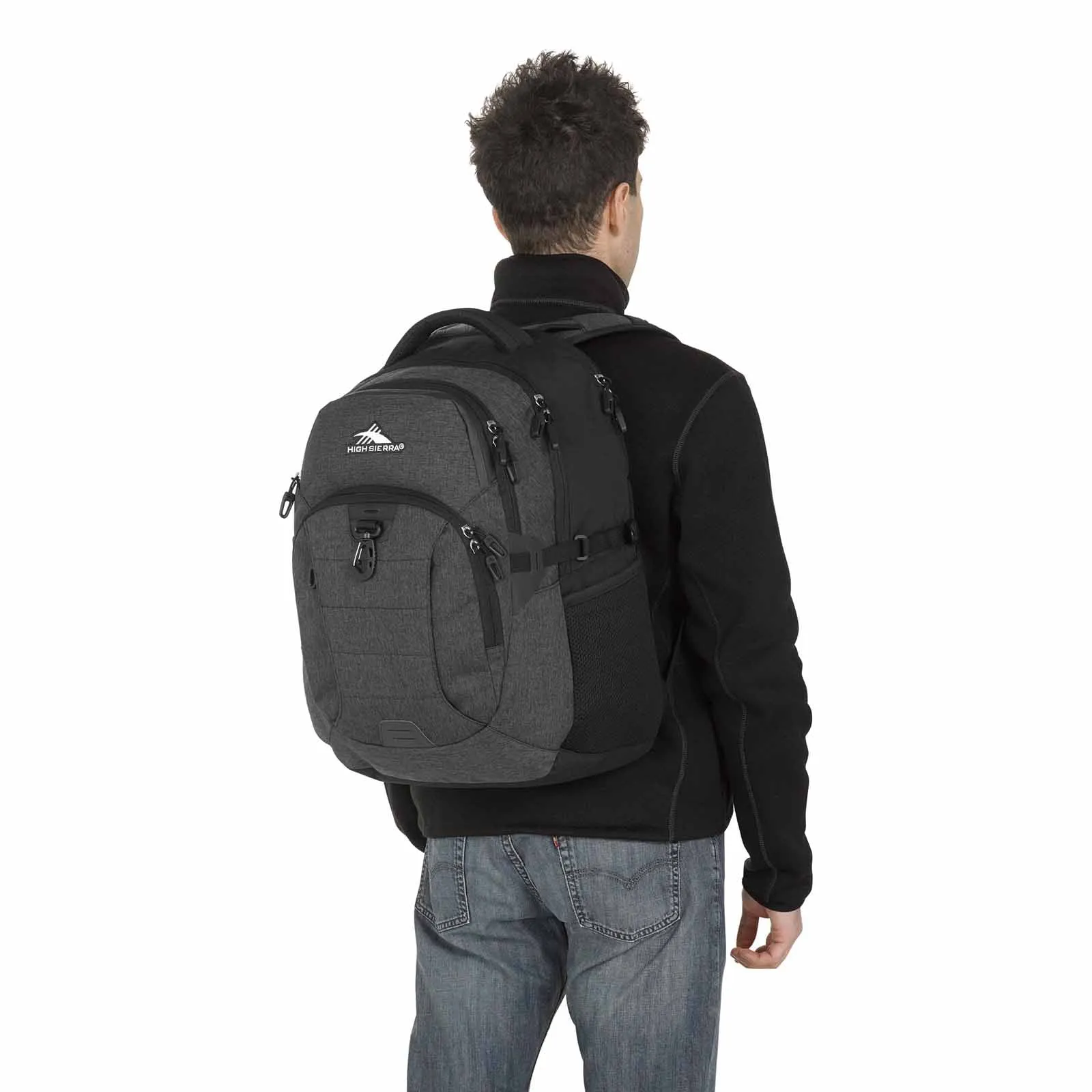 High Sierra Jarvis 15.6 Inch Laptop Backpack Black