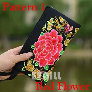 Hmong Thai Indian Embroidered Wristlet Bag Clutch Purse Boho Ethnic Phone Money Bag Famous Top Brand Clutches Embrague Bolsos de