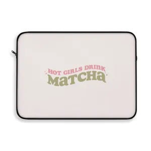 Hot Girls Drink Matcha Laptop Sleeve