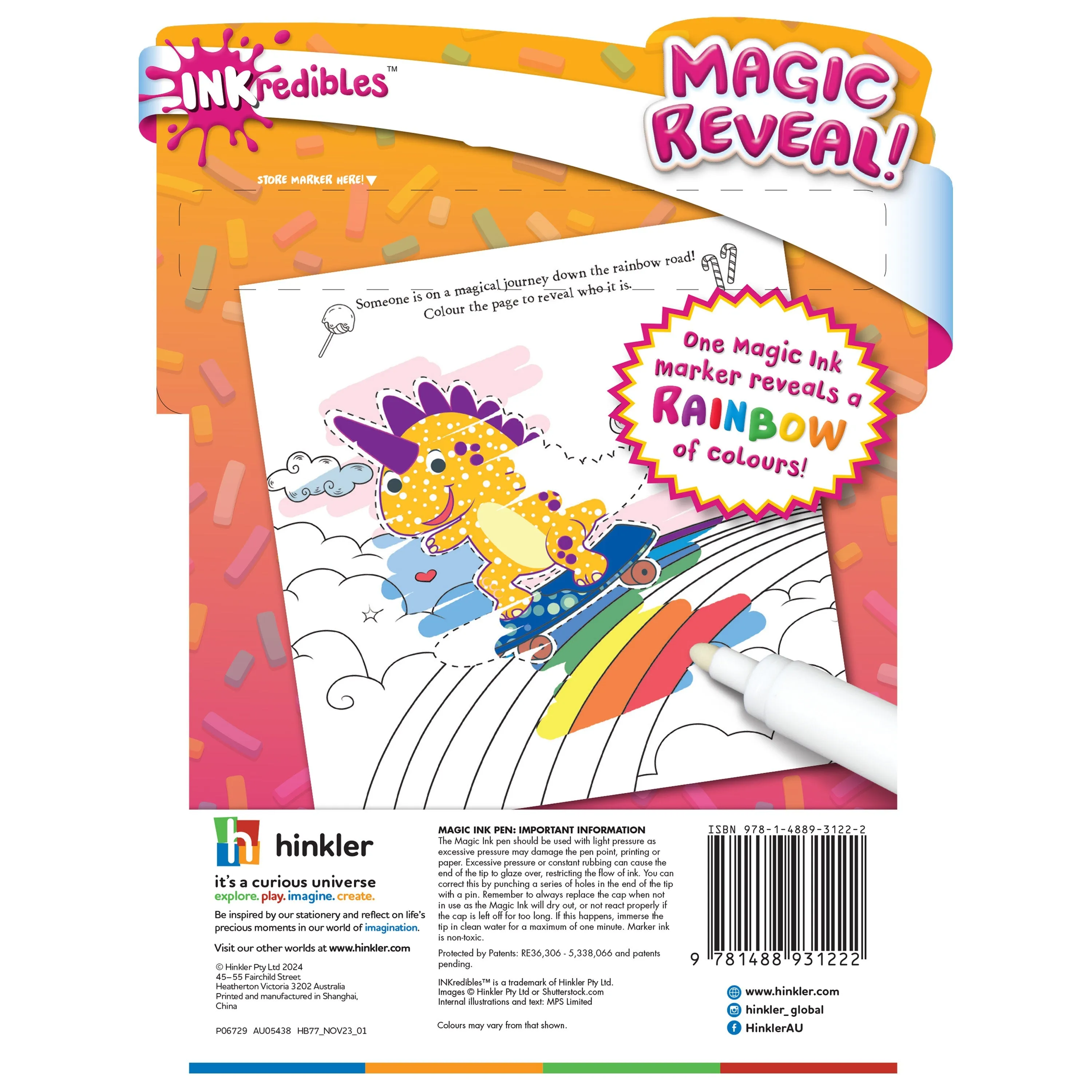 Inkredibles Rainbow Rush Magic ink