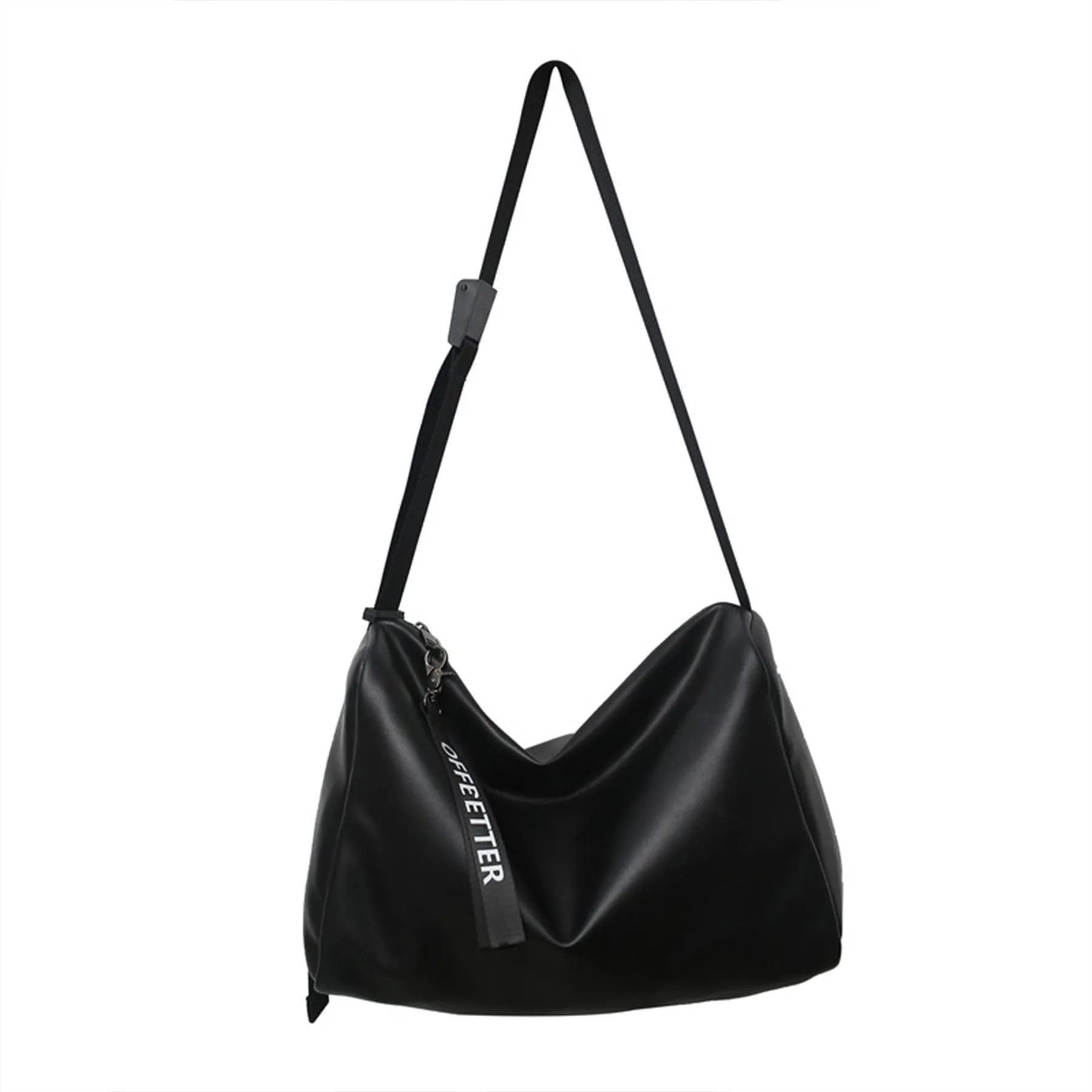 INSTOCK -  new large capacity messenger bag textured gym bag
