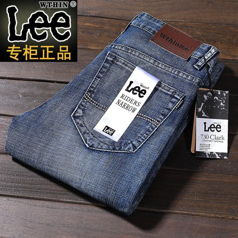 INSTOCK - Wthin lee men's autumn jeans men's business straight