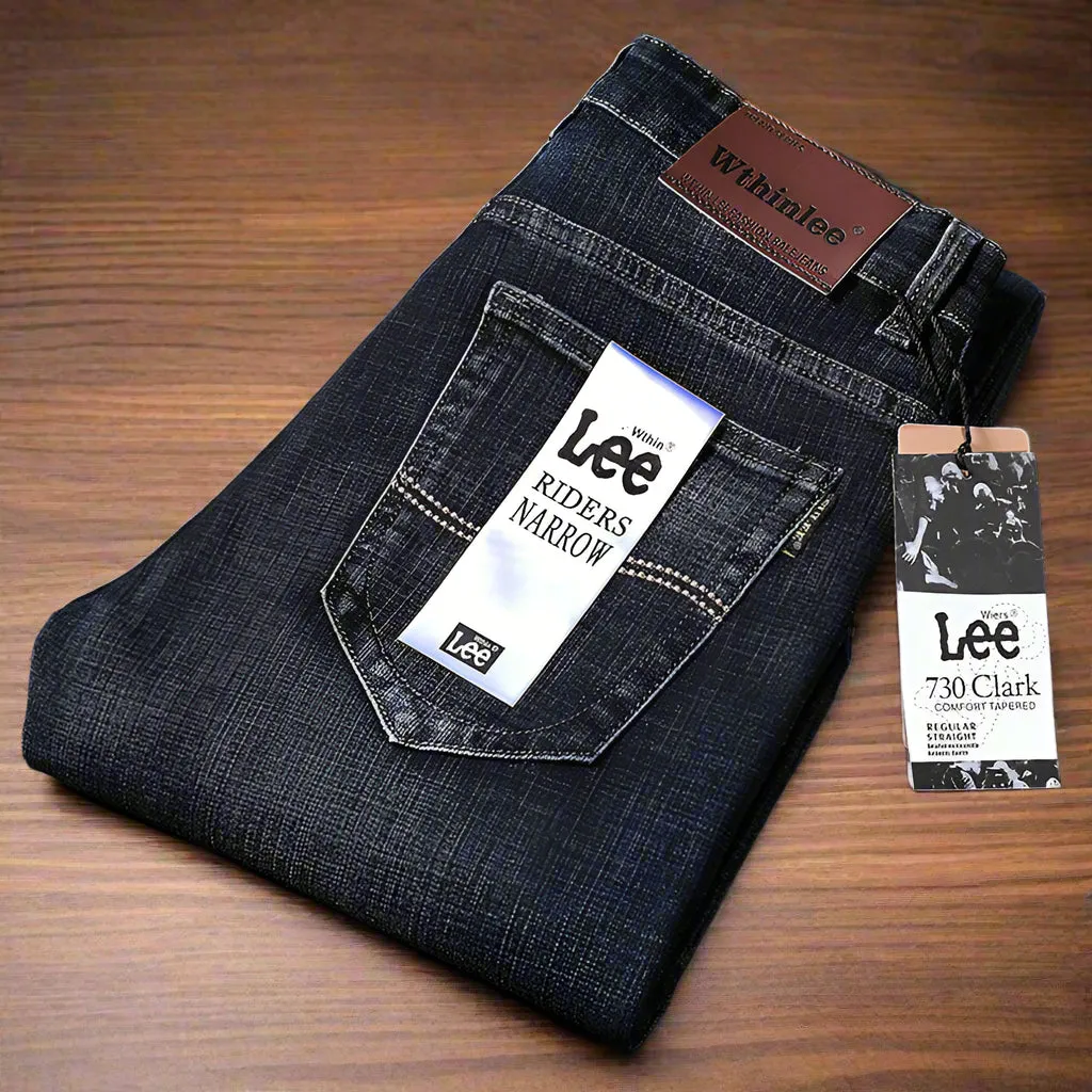 INSTOCK - Wthin lee men's autumn jeans men's business straight