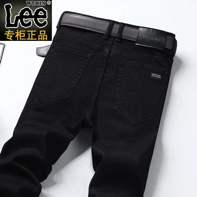 INSTOCK - Wthin lee men's autumn jeans men's business straight