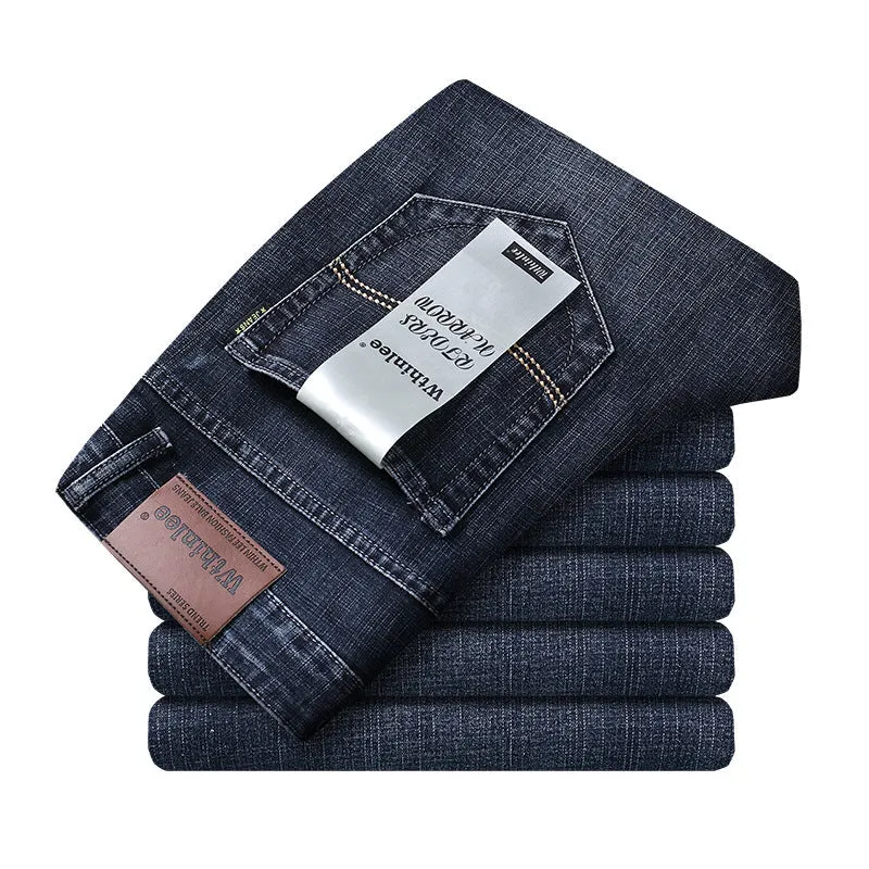 INSTOCK - Wthin lee men's autumn jeans men's business straight