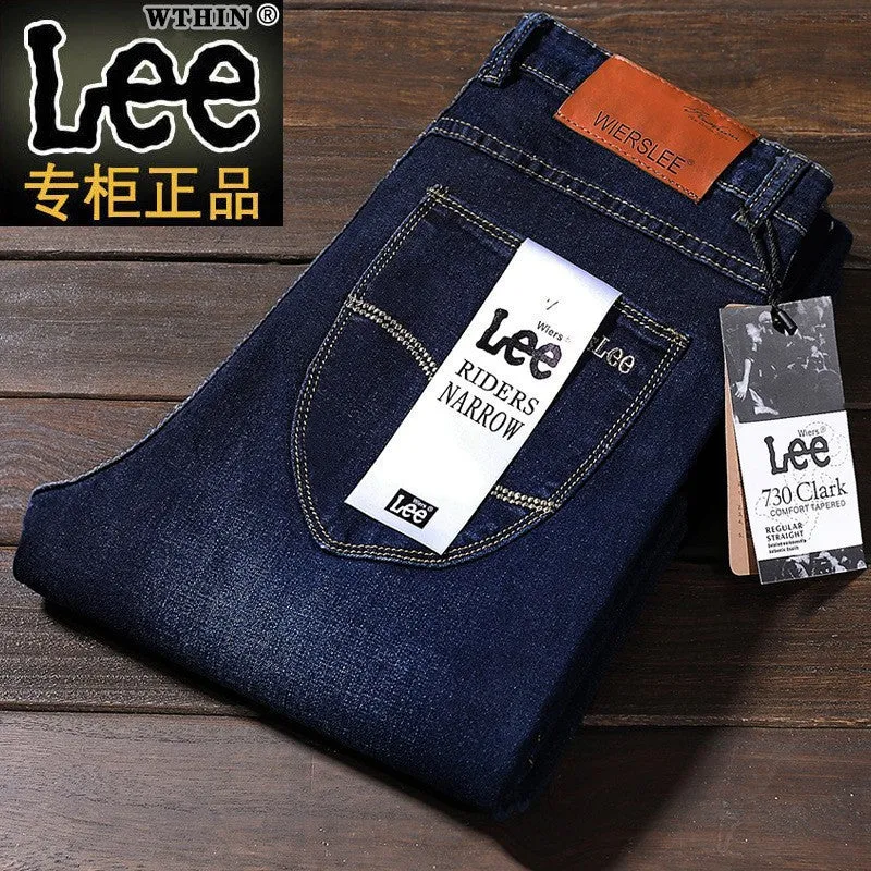 INSTOCK - Wthin lee men's autumn jeans men's business straight
