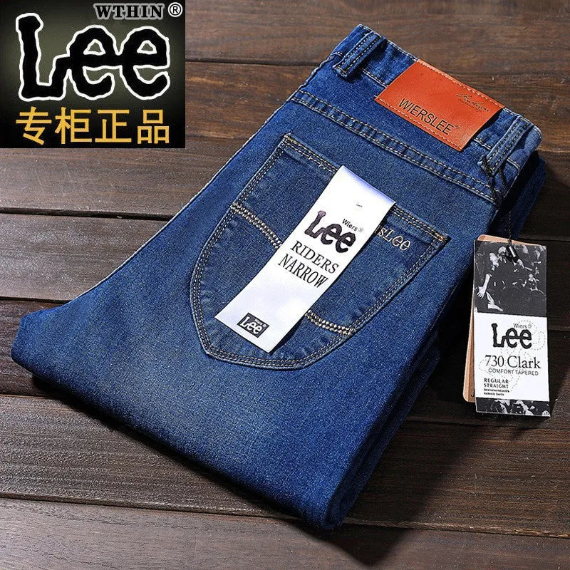 INSTOCK - Wthin lee men's autumn jeans men's business straight