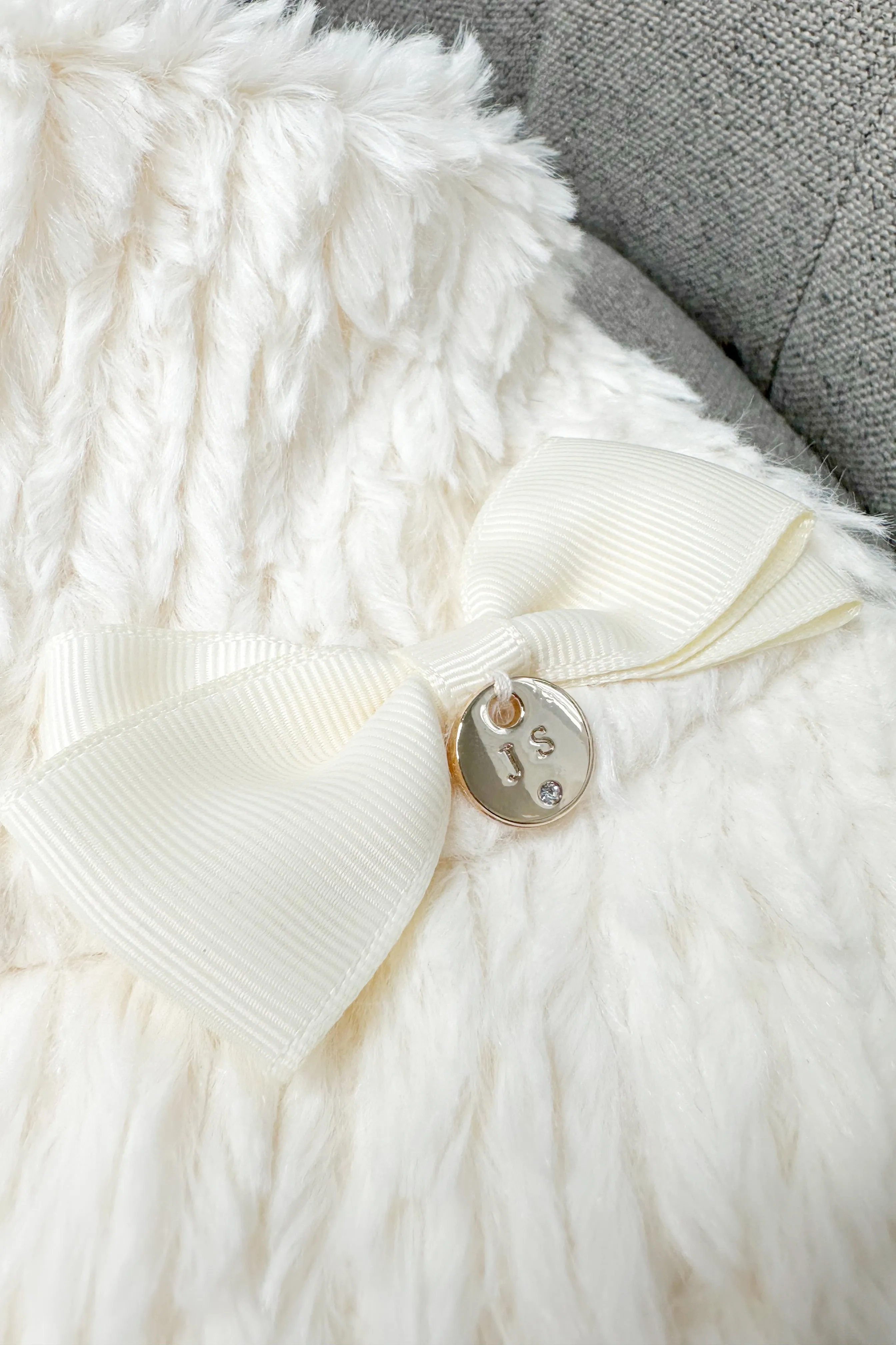 Ivory Faux Fur Bucket Hat