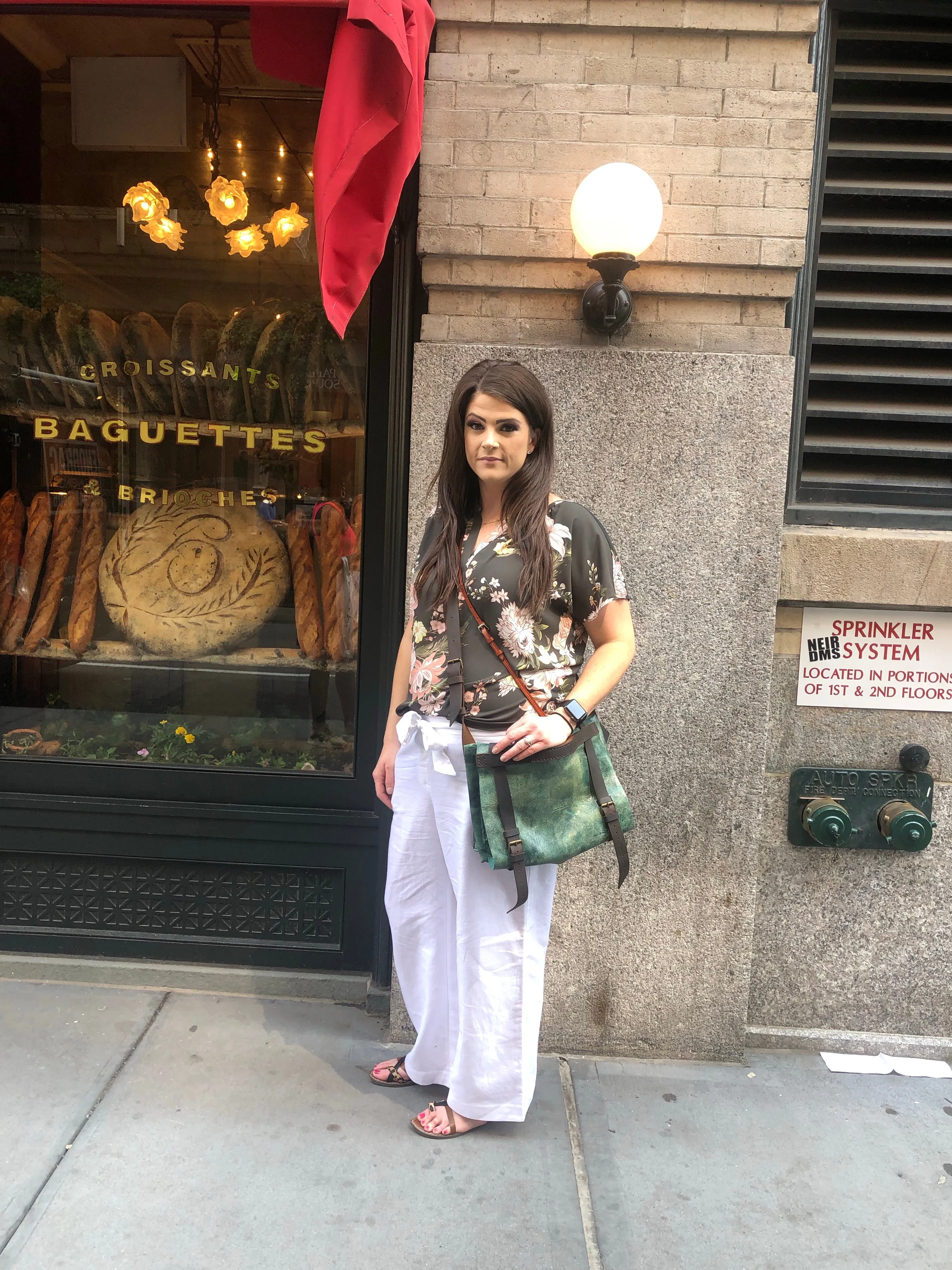 Jade Satchel / Leather Laptop Bag / Computer Work Bag