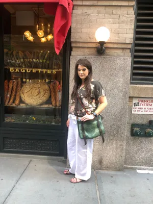 Jade Satchel / Leather Laptop Bag / Computer Work Bag