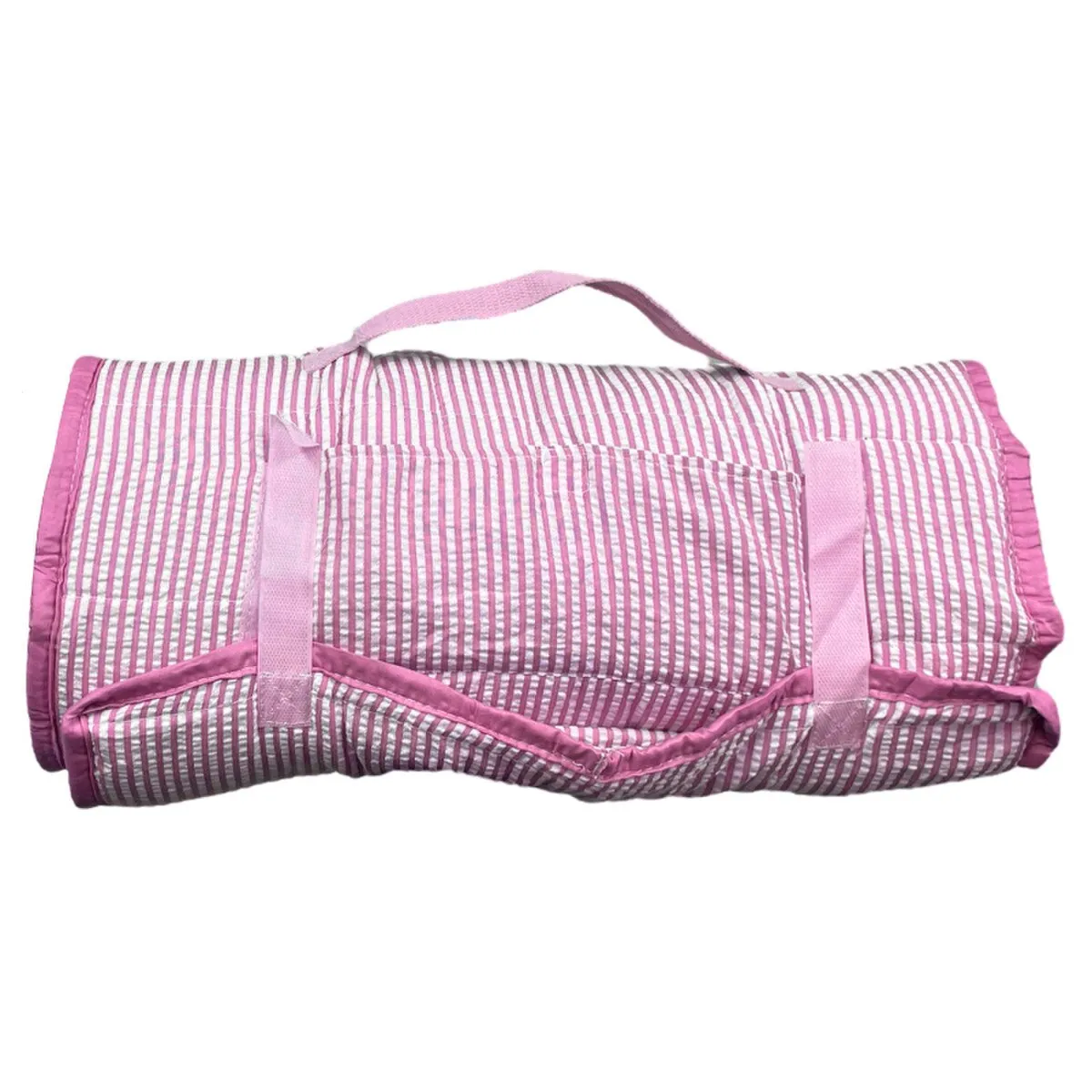 Jane Marie Kids Amelia Pink Seersucker Nap Mat