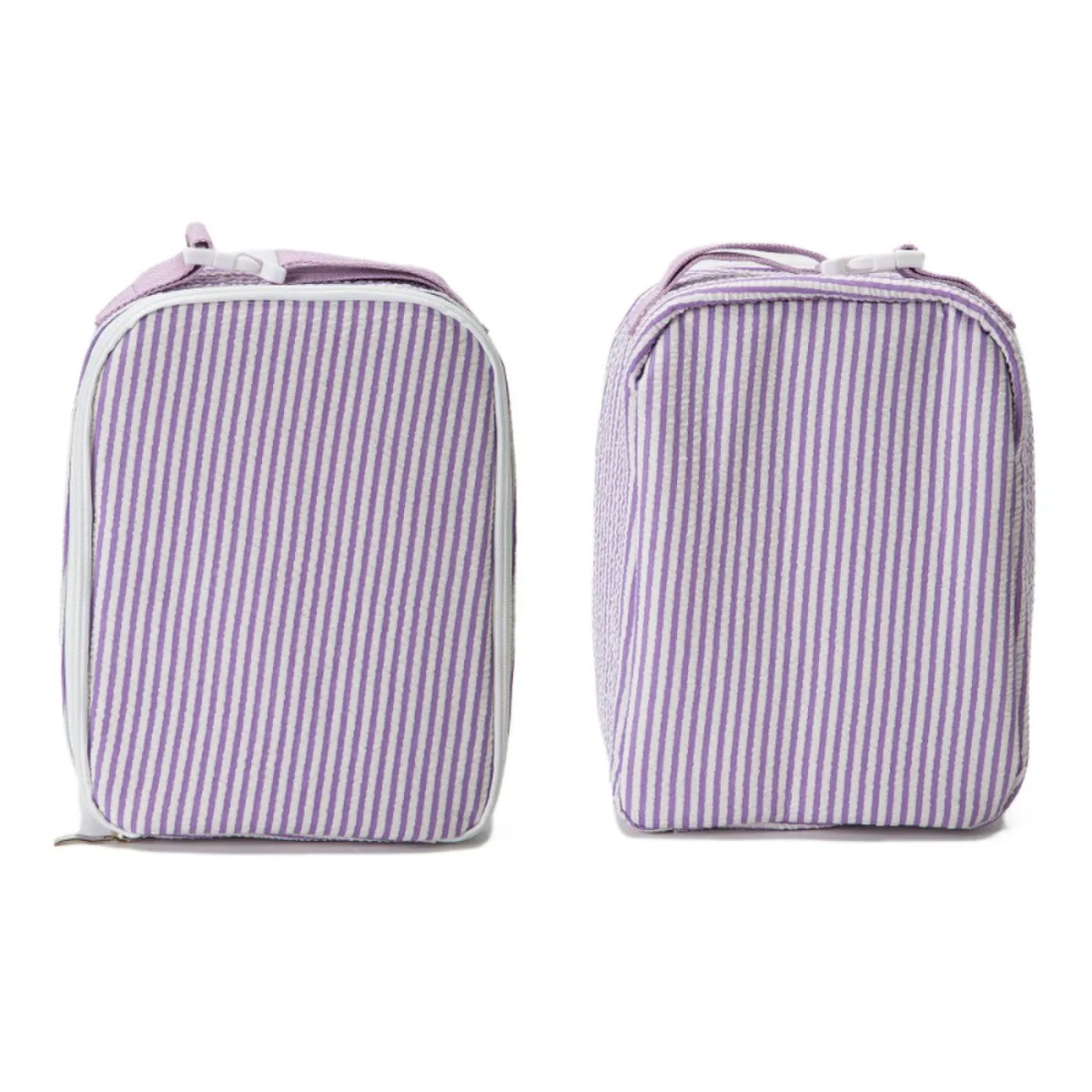 Jane Marie Kids Belle Purple Seersucker Lunchbox