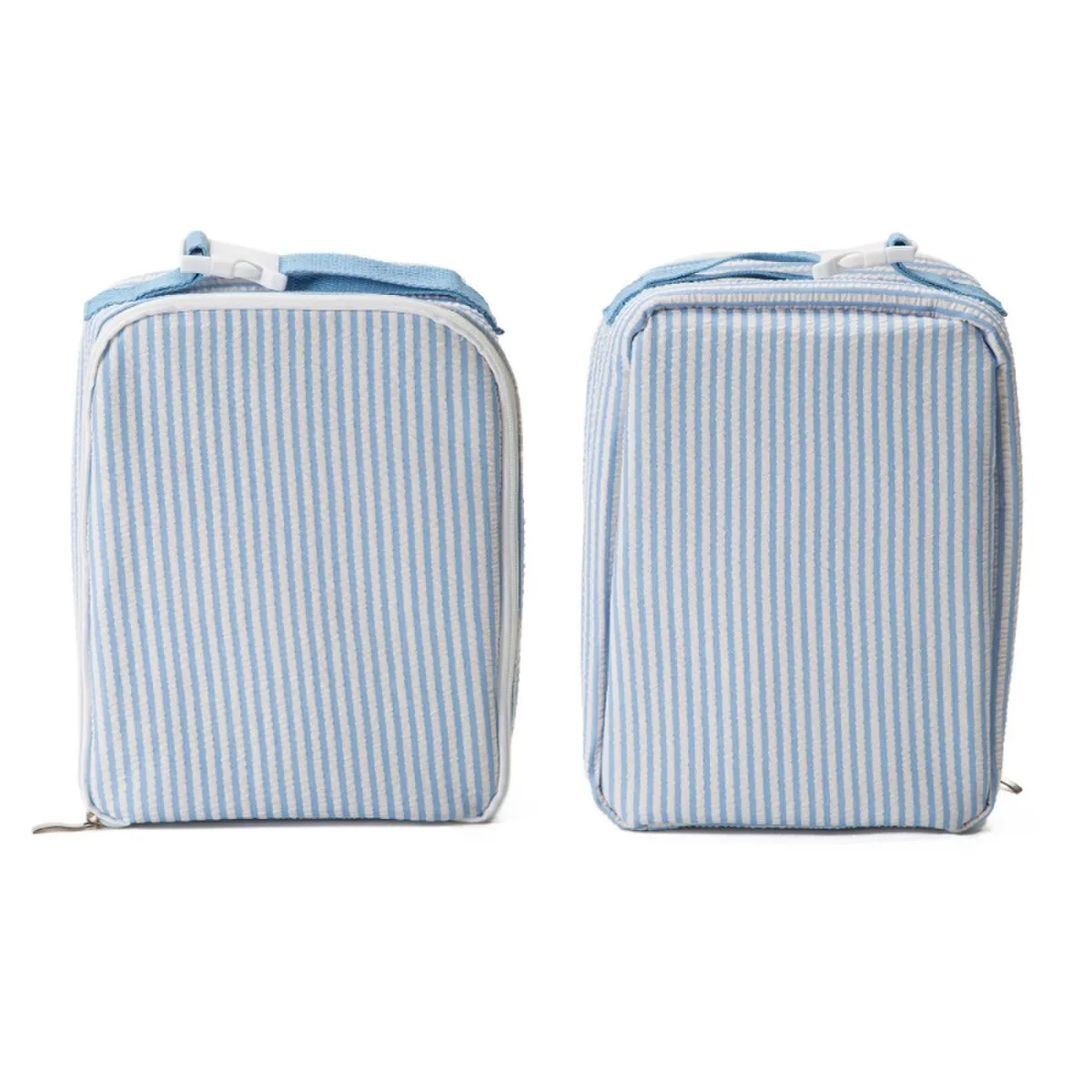 Jane Marie Kids Brooks Blue Seersucker Lunchbox