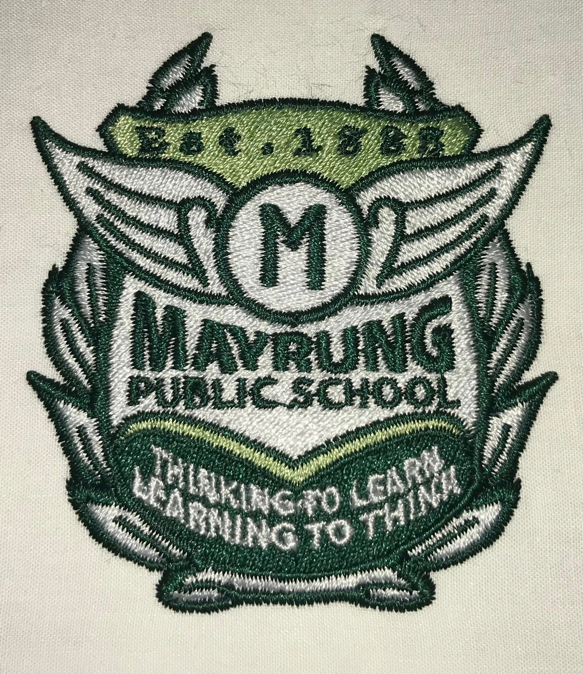JB's Wear Kids Short Sleeve Polo 2KP - MAYRUNG PUBLIC SCHOOL - Navy EMBROIDERED
