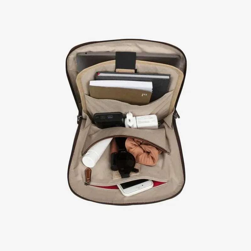 Jekyll & Hide Ladies Modern Backpack Mocha