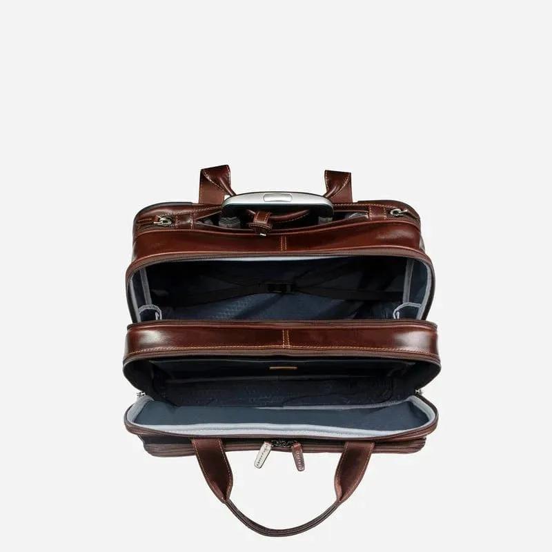 Jekyll & Hide Mobile Cabin Office Bag 44CM, Mocha