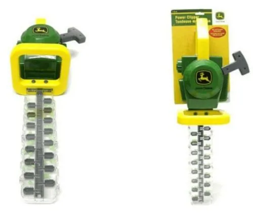 John Deere Kids Toy Preschool Garden Power Clipper Cutter Chainsaw Tree-Kids Fun