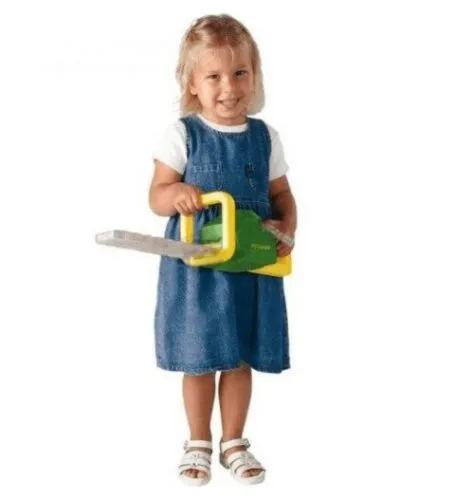 John Deere Kids Toy Preschool Garden Power Clipper Cutter Chainsaw Tree-Kids Fun