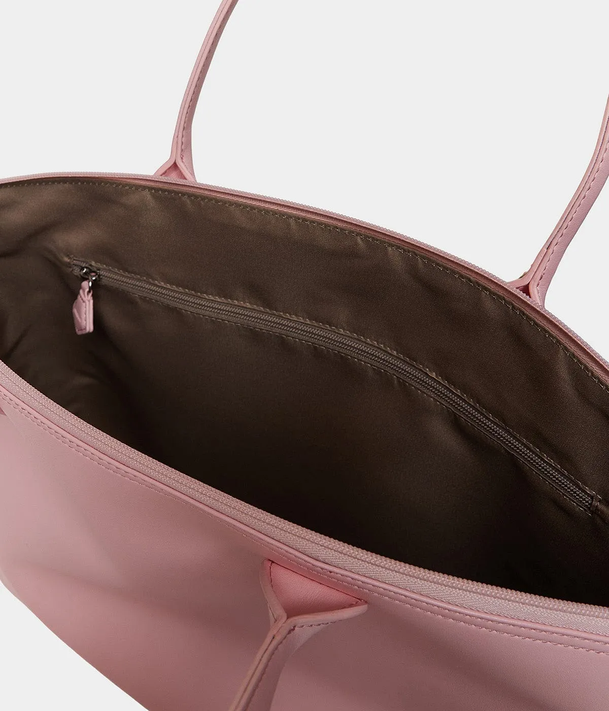 Jolly Apple Skin Vegan Leather Tote | Pink