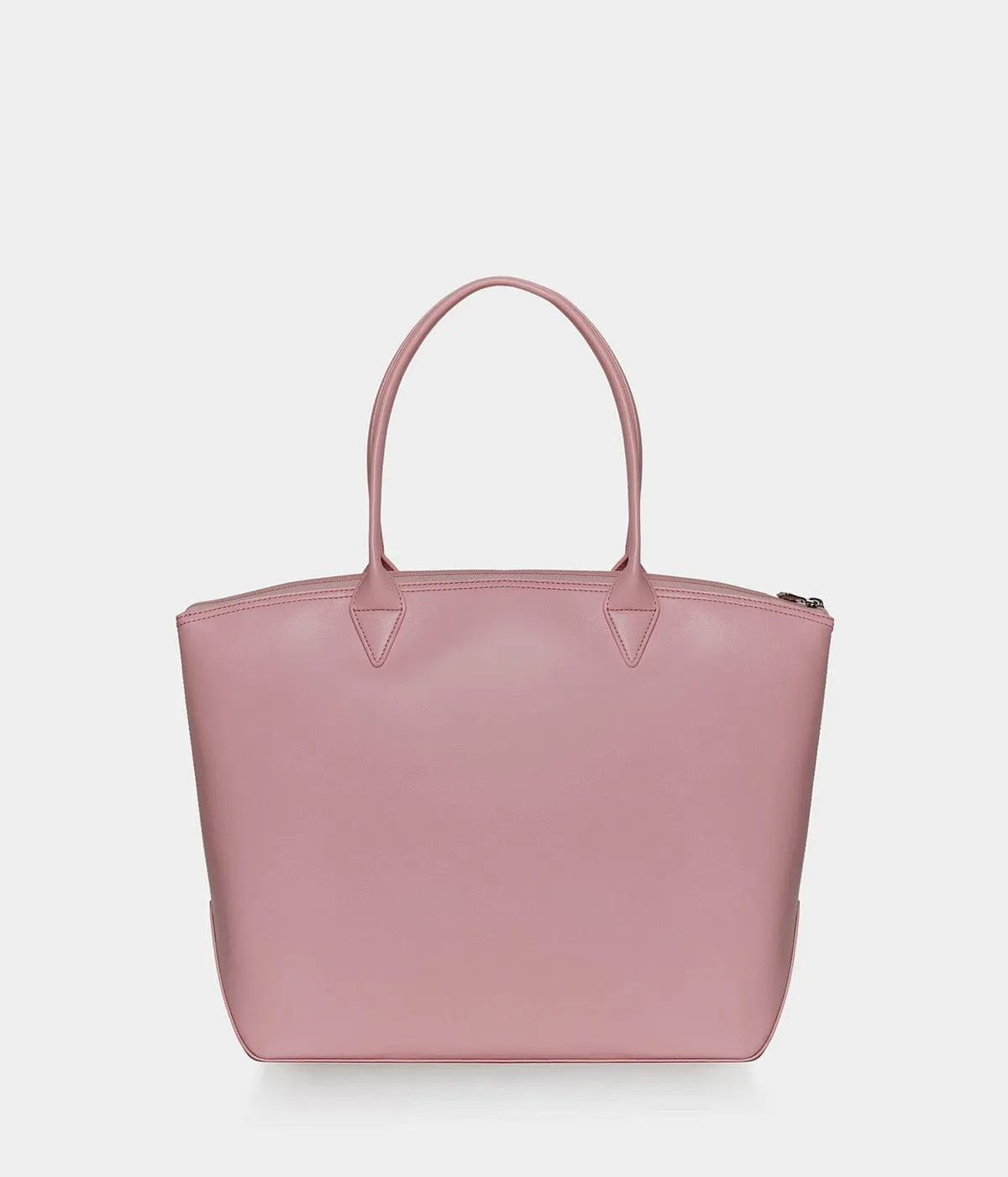 Jolly Apple Skin Vegan Leather Tote | Pink